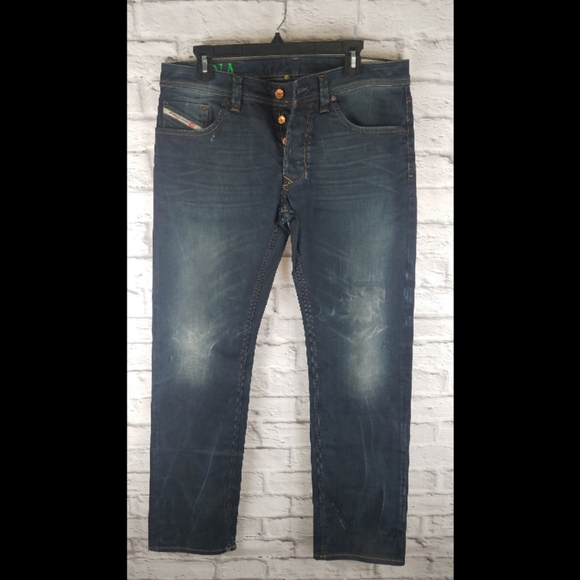 Diesel Other - Diesel Larkee Button Fly Stretch Blue Jeans 33X34